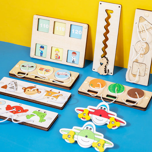 Accessori per la Tavola Montessori in Legno
